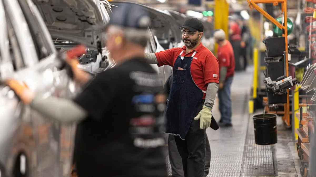 Nissan Smyrna Tennessee plant production line