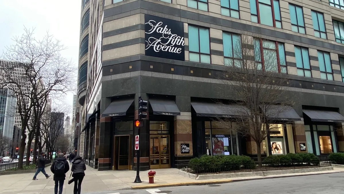 A Saks store in Chicago.